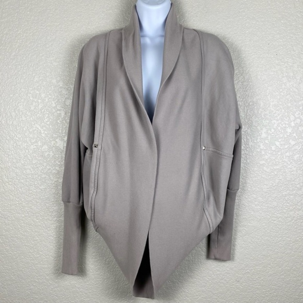 Aritzia Wilfred Diderot Cocoon Cardigan‎ Womens XXS Modal Lavender Minimalist